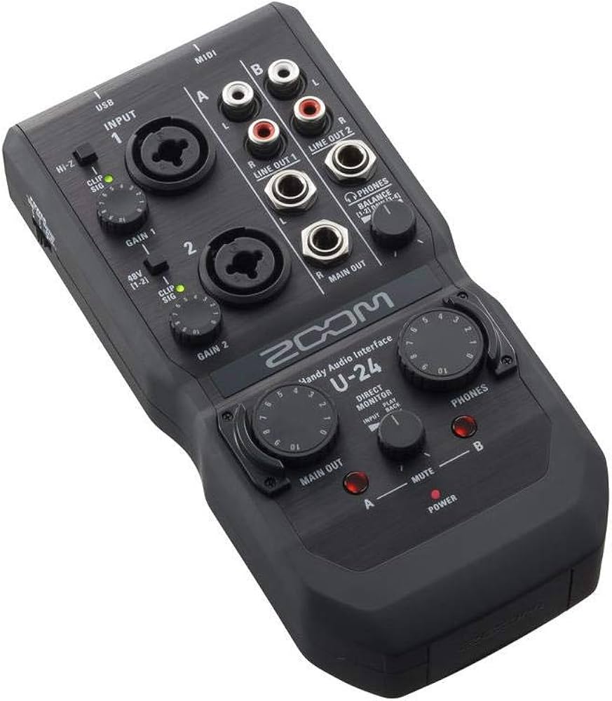 Amazon.co.jp: Zoom U-24チャンネルオーディオインターフェース : 楽器