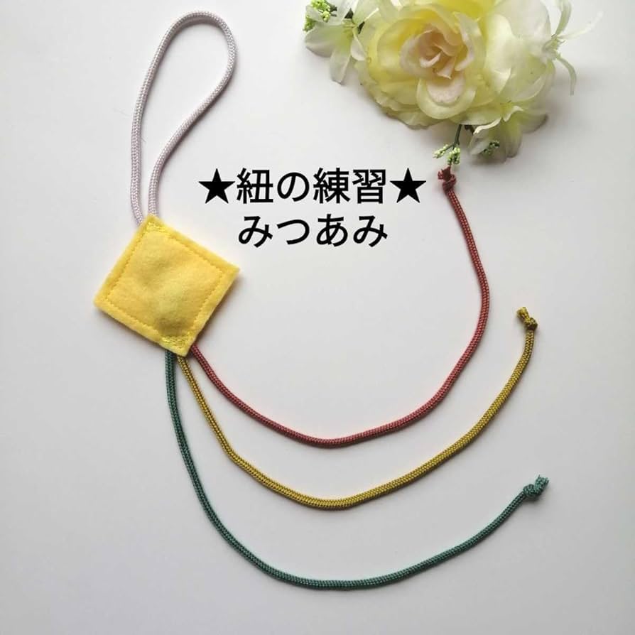 Amazon.co.jp: みつあみ練習紐練習 知育玩具 療育 三つ編み練習