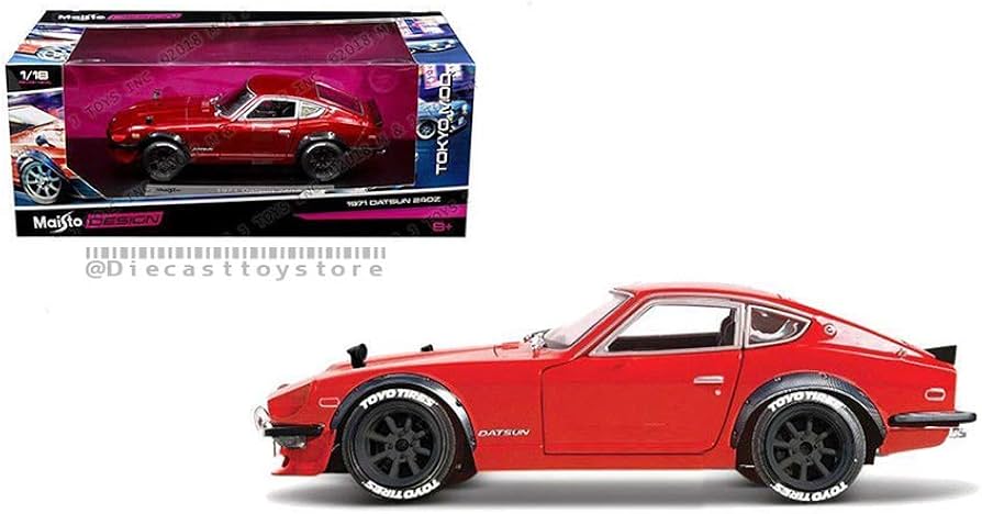 Amazon.co.jp: マイスト1:18 東京MOD-1971 ダットサン 240Z (レッド