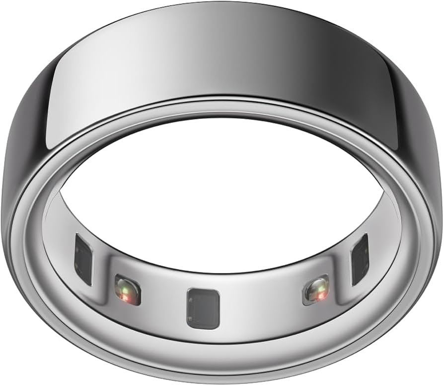 Amazon.com: Oura Ring 4 - Silver - Size 8 - Size Before You Buy