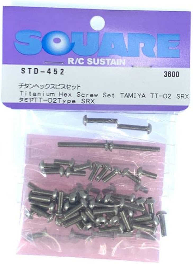 Amazon | TT02 TYPE SRX用チタンヘックスビスセット | ラジコン