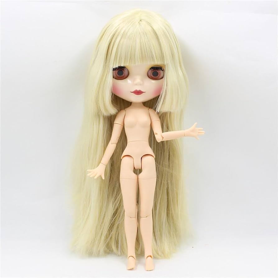 Amazon.co.jp: ネオ ブライス ブロンドの髪、白い肌、つやつやした