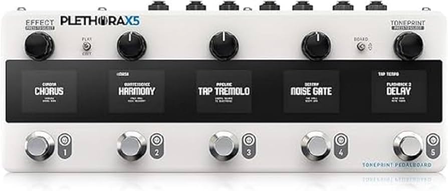 Amazon.com: TC Electronic PLETHORA X5 TonePrint Pedal Board Loaded