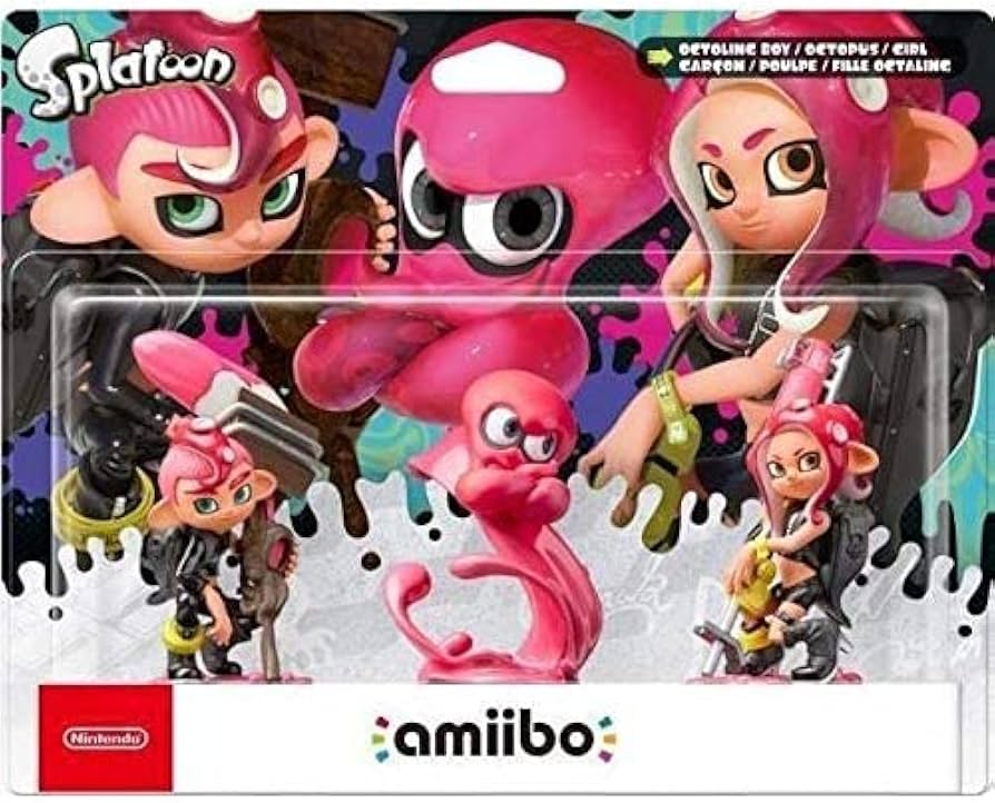 Amazon.com: Amiibo Figurine – Splatoon Octoling Triple Pack