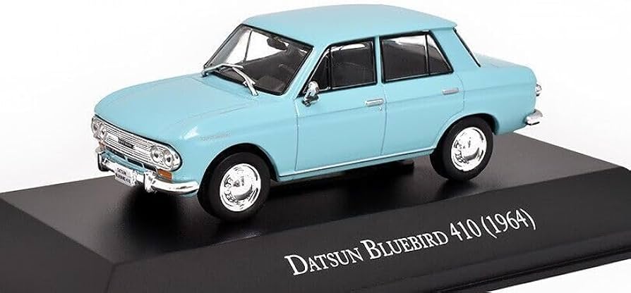 Amazon | 1/43 ダットサン ブルーバード 410 1964 ライトブルー Datsun