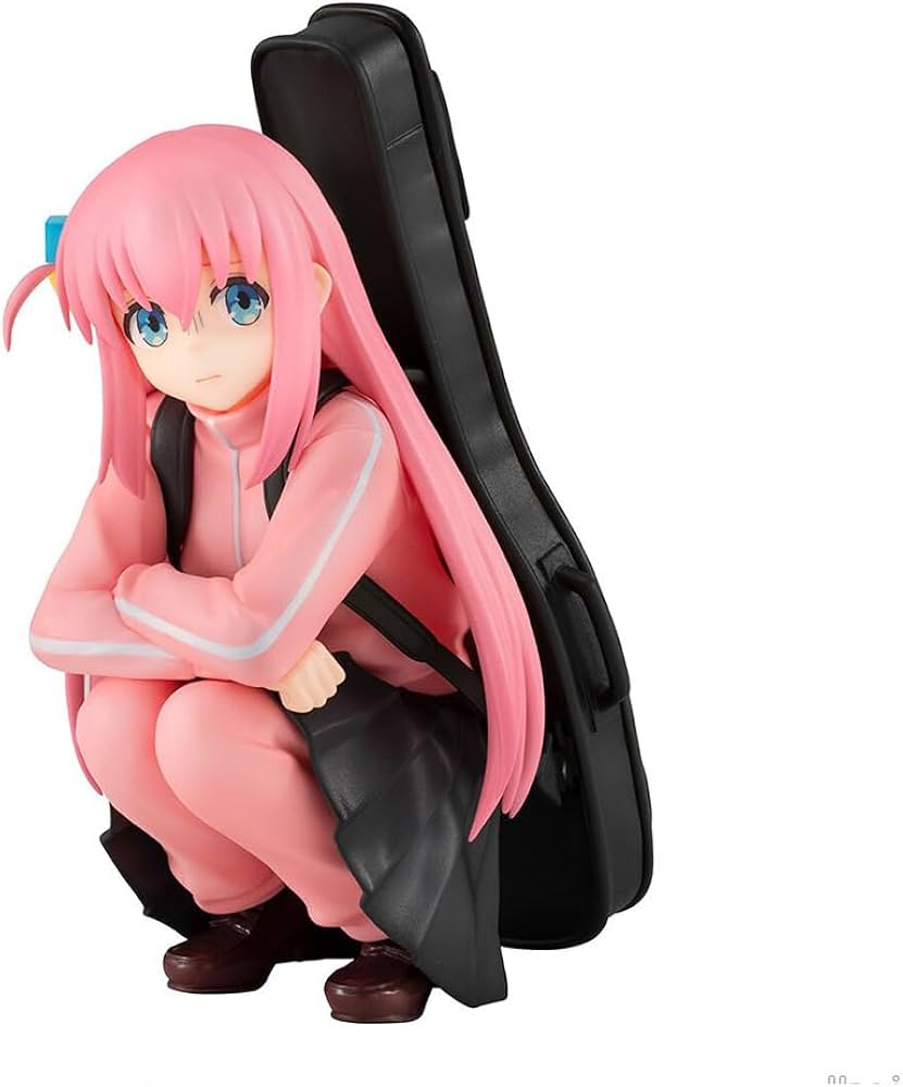 Amazon.co.jp: アニメぼっちザ・ロックフィギュア像後藤一人しゃがみ