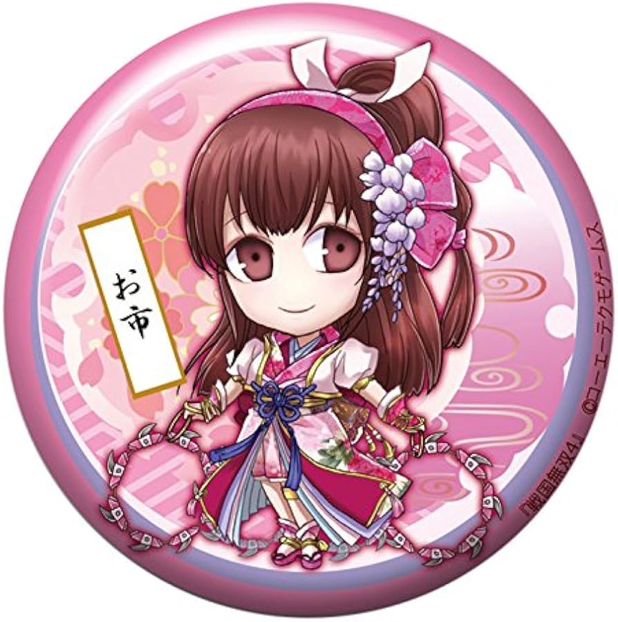 Amazon | 戦国無双4 お市 みにきゃら缶バッジ | バッジ | おもちゃ