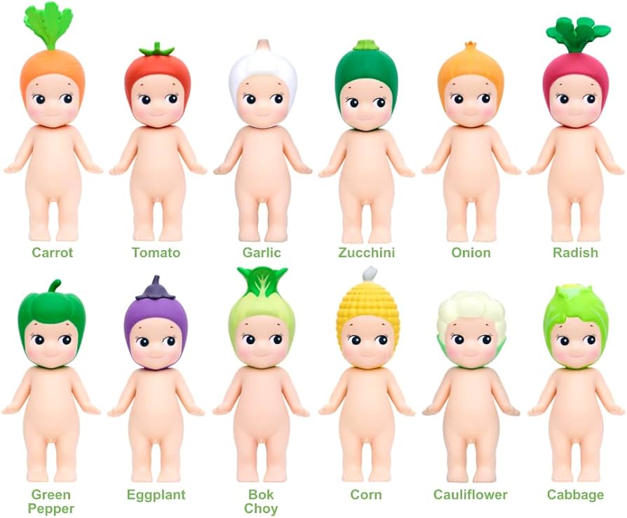 Amazon.com: Sonny Angel Vegetable Series - New Version Blind Box