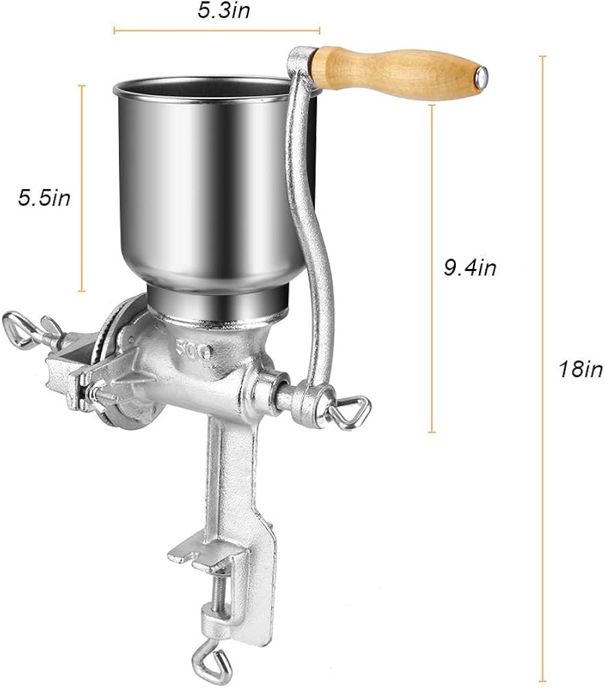 Amazon.com: Manual Grain Grinder, Hand Operated Corn Grain Mill