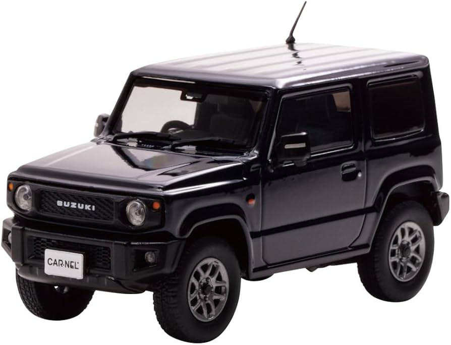 Amazon | CARNEL 1/43 スズキ ジムニー XC (JB64W) 2018 Bluish Black