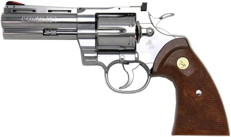 Amazon | タナカ Colt Python .357Magnum 4inch R-model ステンレス