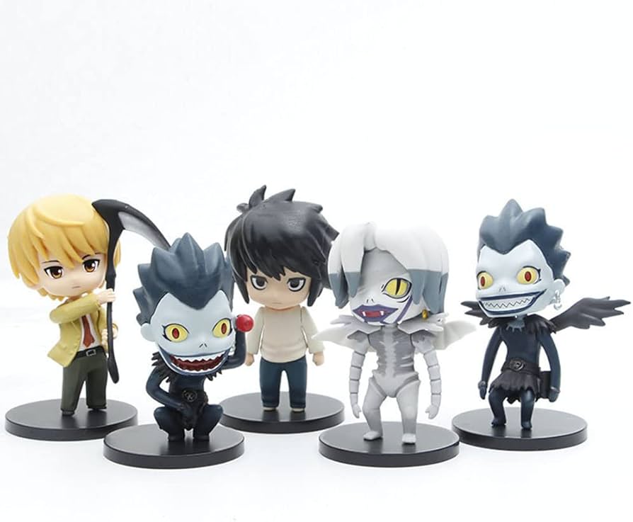 Amazon.co.jp: セットデスノートアクションフィギュアミニフィギュア