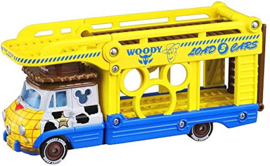 Amazon | トミカ ディズニーモータース パルズトランポ ウッディ
