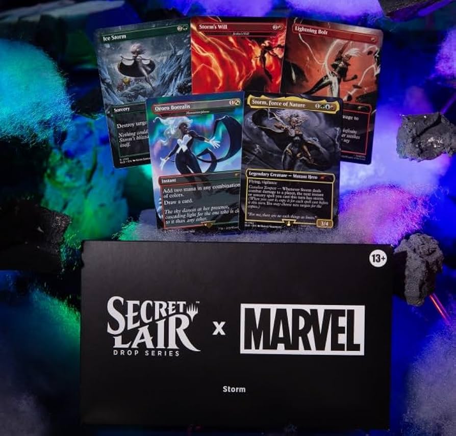 Amazon.com: MTG Secret Lair: Secret Lair x Marvel's Storm (Non