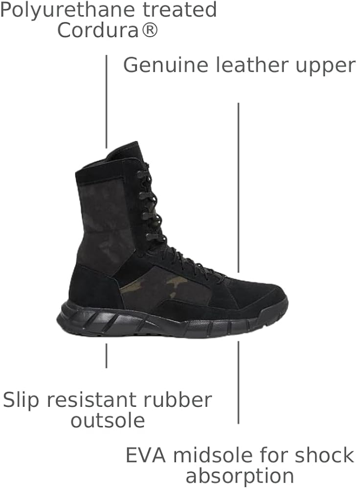 Amazon.com | Oakley SI Mens Light Assault 2 Boot, Black