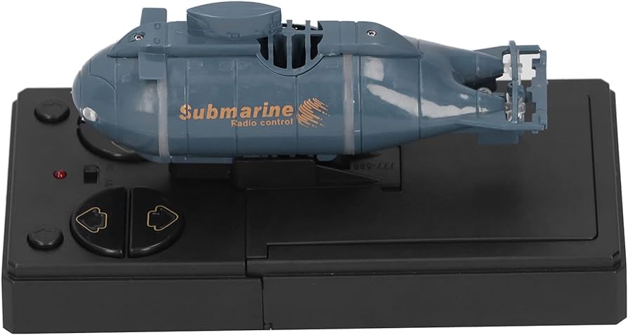 Amazon.co.jp: XinDe ミニRC潜水艦、ラジコン原子力潜水艦玩具、LED