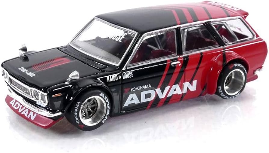Datsun 510 Pro Street Wagon Advan Yokohama (by Jun Imai) Kaido