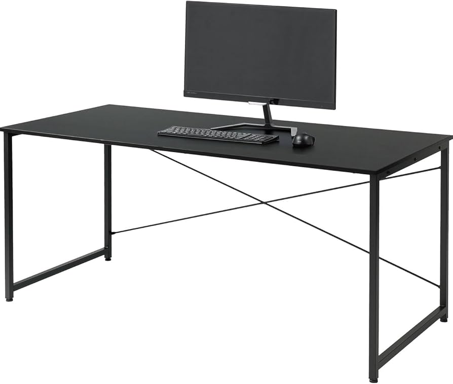 Amazon | サンワダイレクト パソコンデスク 幅160×奥行70cm モニター