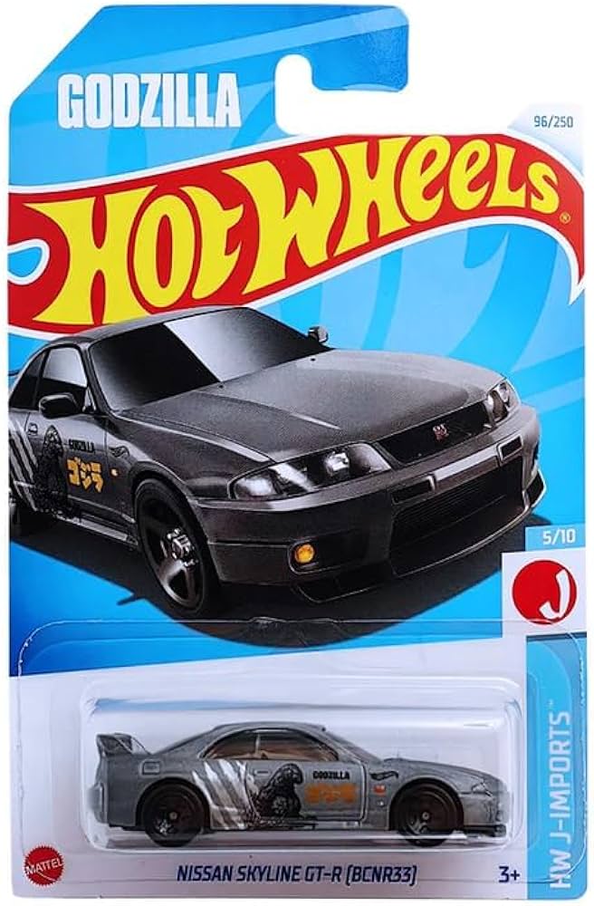 Hot Wheels Nissan Skyline GT-R (BNCR33), Gray, HW J-Imports 5/10