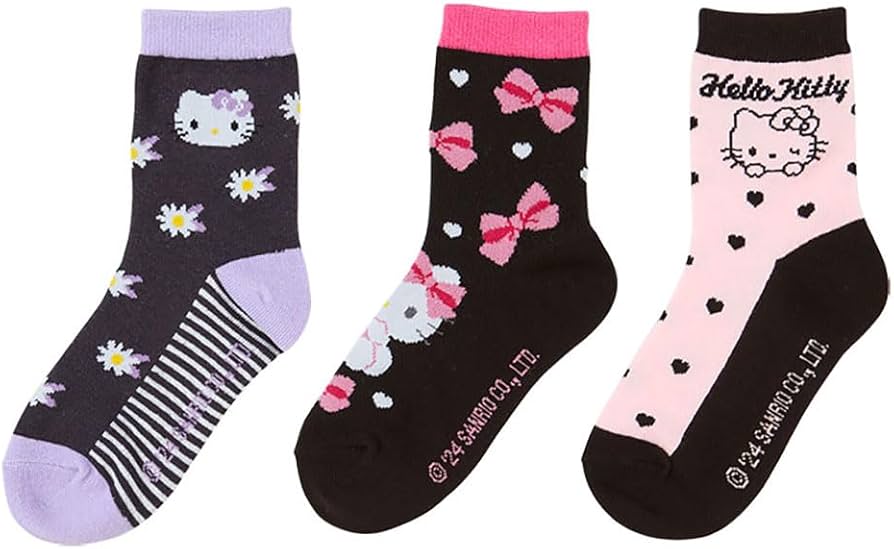 Amazon.co.jp: サンリオ(SANRIO) サンリオ キッズソックス3足セット