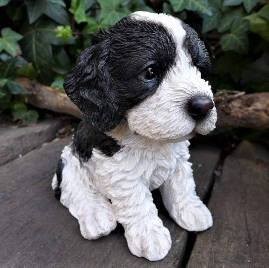 Amazon.co.jp: 犬の置物 コカプー いぬ イヌ 動物 1301QYL
