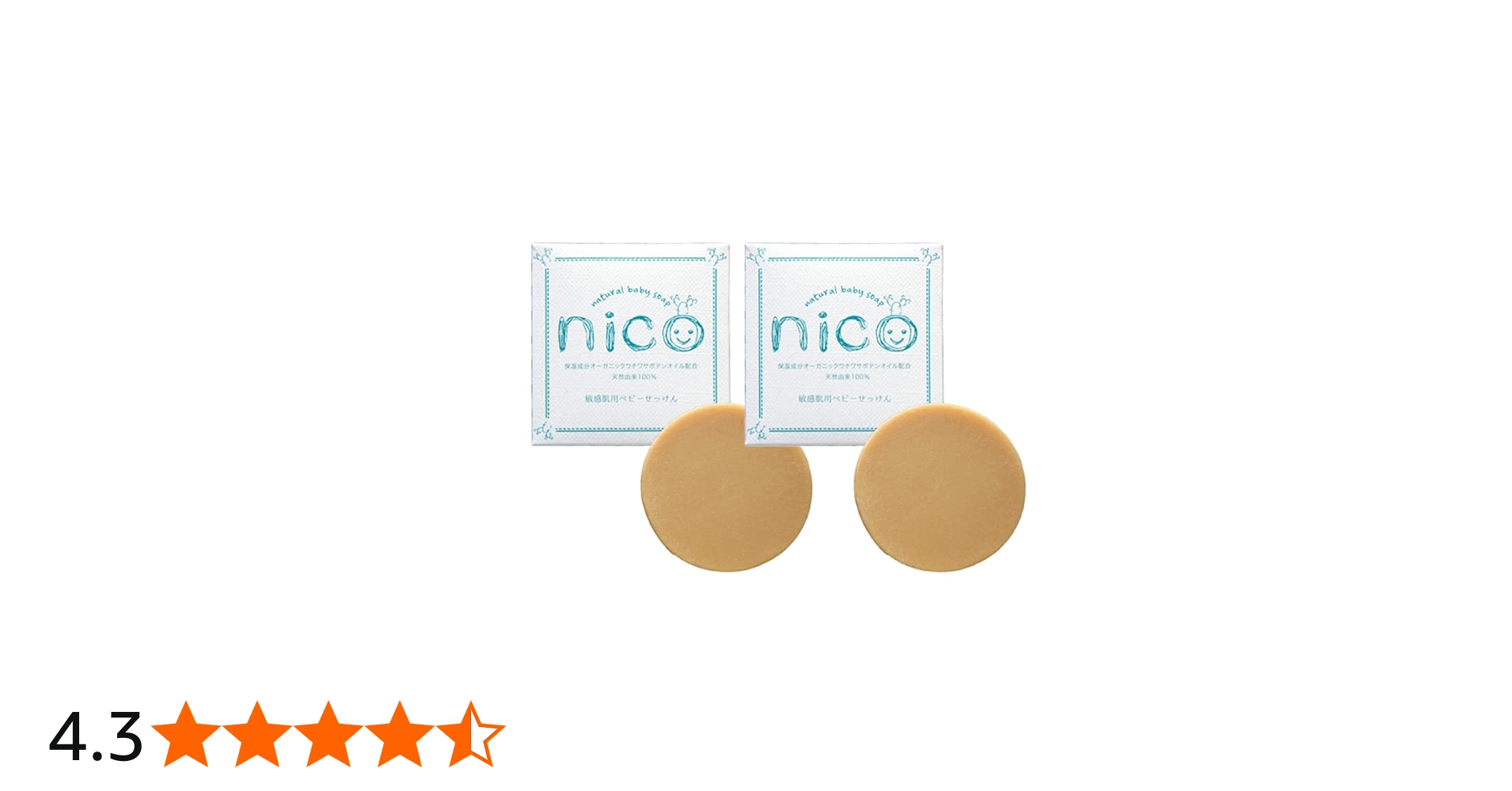Amazon.co.jp: nico石鹸（2個セット）nico石鹸 泡 無添加 ボディソープ