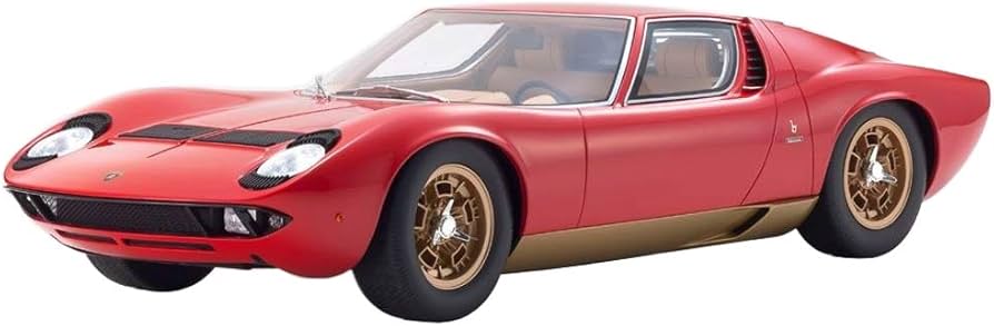 Amazon | 京商オリジナル 1/12 ランボルギーニ ミウラ P400S レッド