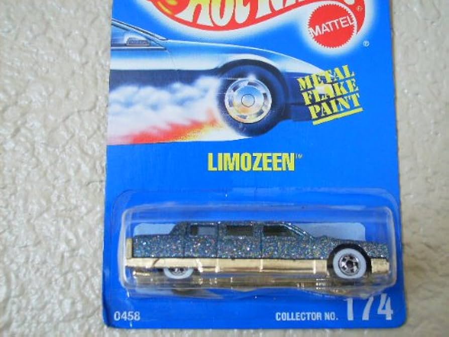 Amazon.com: Hot Wheels Limozeen All Blue Card #174 Light Blue