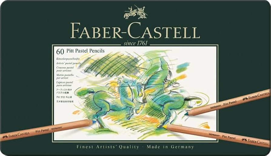Amazon.com: Faber-Castell Pitt® Pastel Pencils - Tin of 60