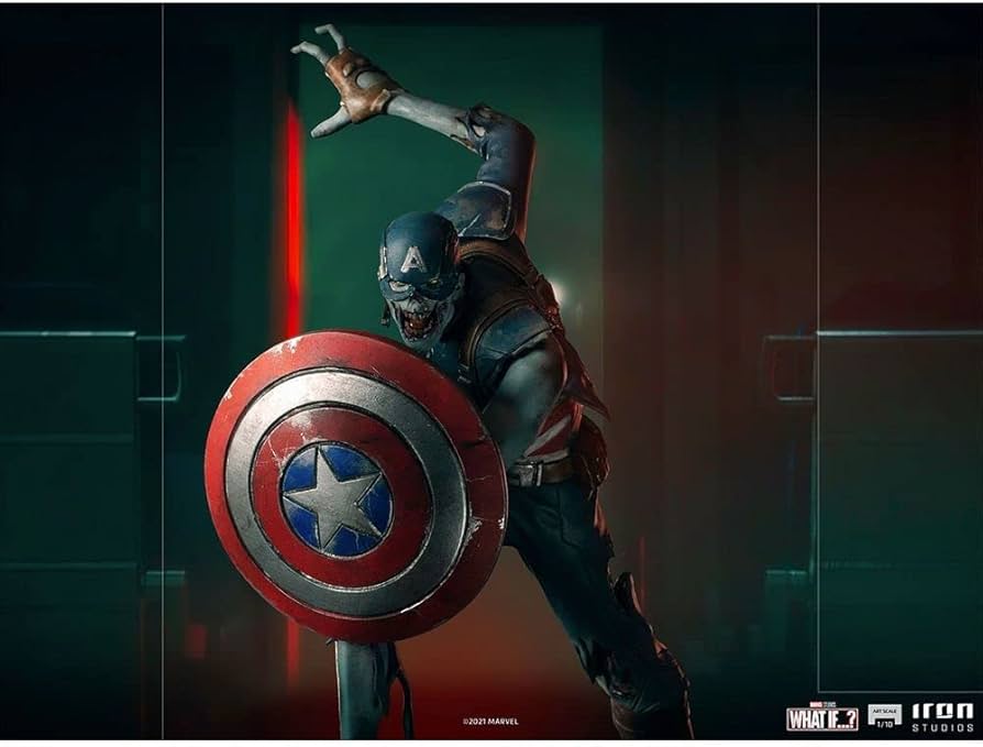 Amazon.co.jp: Zombie Captain America (1:10) (Iron Studios) : Home