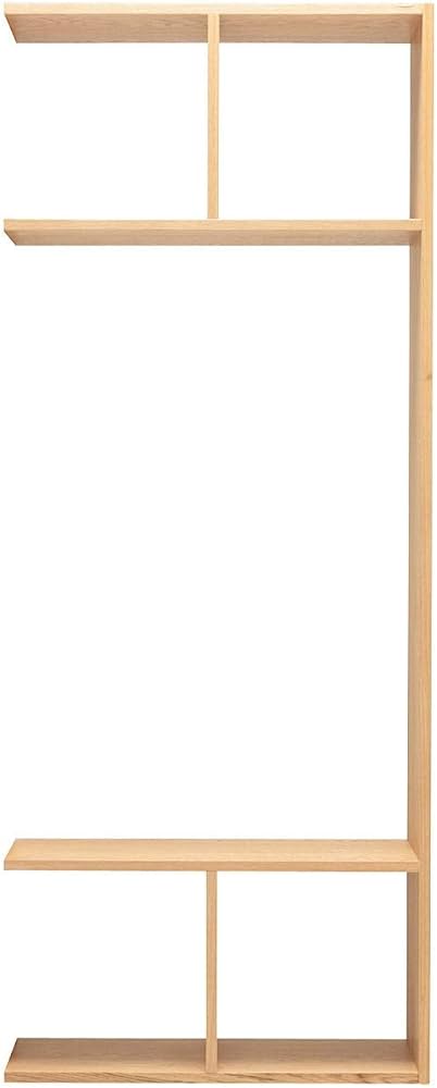 Amazon｜無印良品 スタッキングシェルフ5段用2列オープン型追加セット