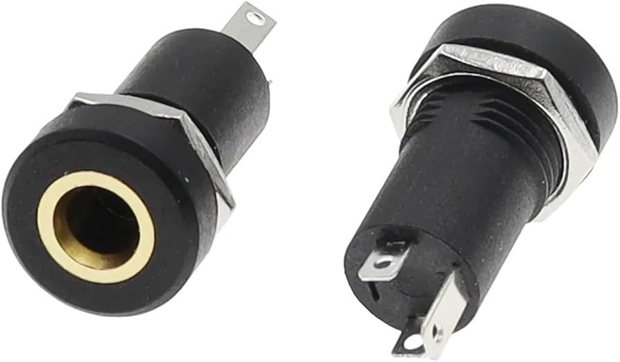 Amazon.com: 1PCS 3.5MM audio jack stereo 3 pole welding panel