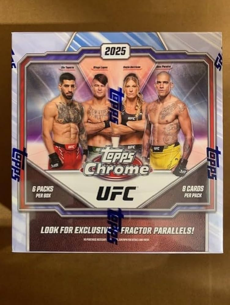 Amazon.com: 2025 TPS Chrome UFC Sealed MEGA Box (6 Packs/Box