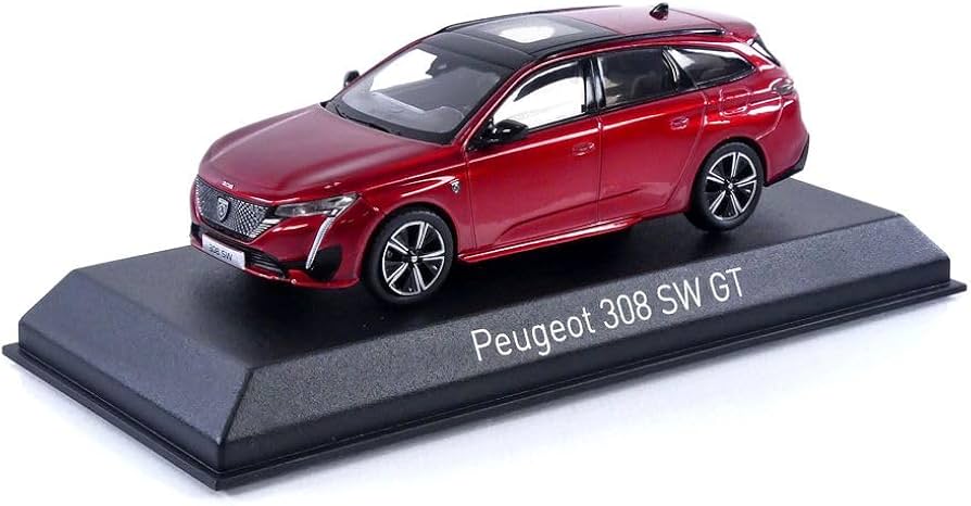 Amazon.co.jp: Noreb 1/43 Peugeot 308 SW GT 2021 Elixir Red