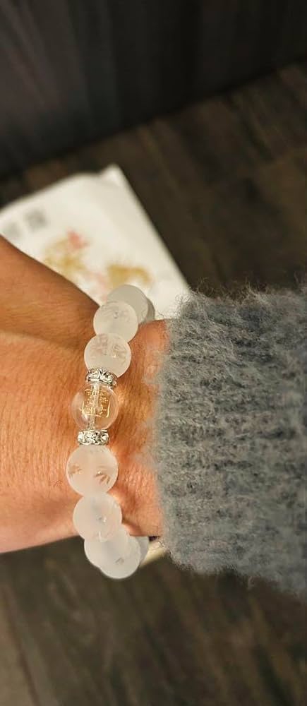 Amazon.co.jp: 小網神社 腕輪御守 龍水晶 大サイズ 12mm 一粒万倍日 珠