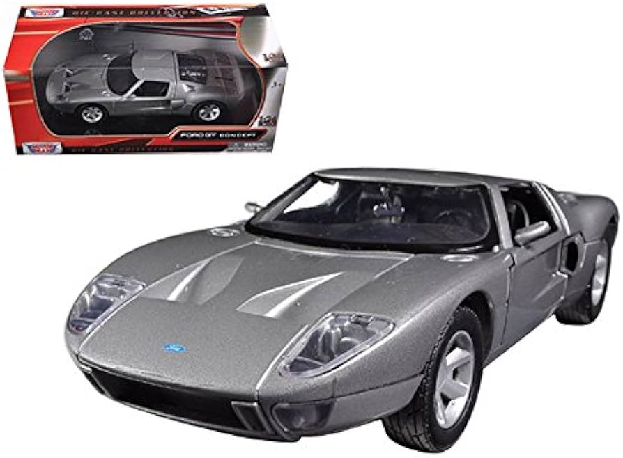Amazon.com: Ford GT Silver 1/24 by Motormax 73297 : Arts, Crafts