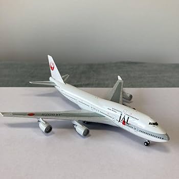 Amazon.co.jp: モデルプレーン ダイキャスト JAL 日本航空 B747-400 1