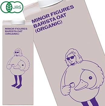 Amazon.co.jp: マイナーフィギュアズ 有機JAS認証 バリスタ オーツ