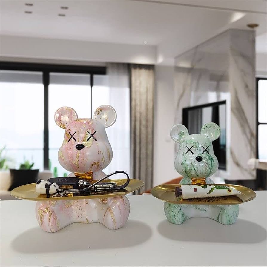 Amazon.co.jp: Homilius 暴力熊 金属 トレイ 皿を捧げるクマ くま