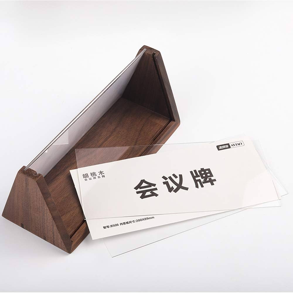 Amazon | Holyo 席札 会議用席札 名札立 カード立て 名前札 卓上名札