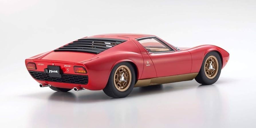 Amazon | 京商オリジナル 1/12 ランボルギーニ ミウラ P400S レッド