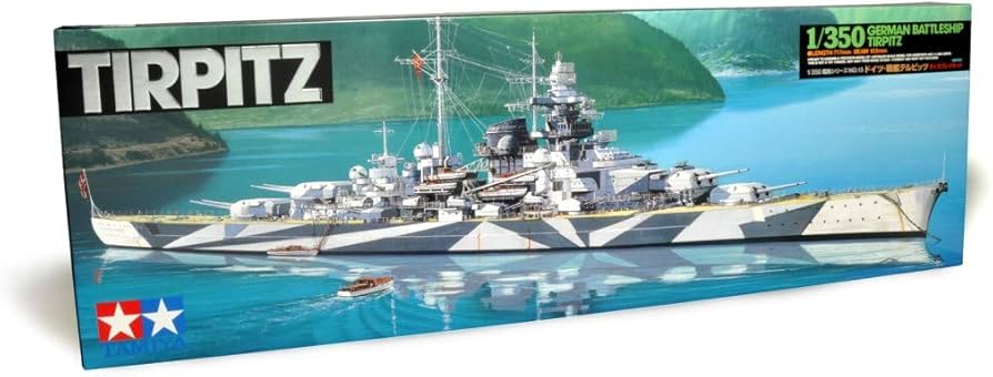Amazon.com: Tamiya German Battleship Tirpitz : Arts, Crafts & Sewing