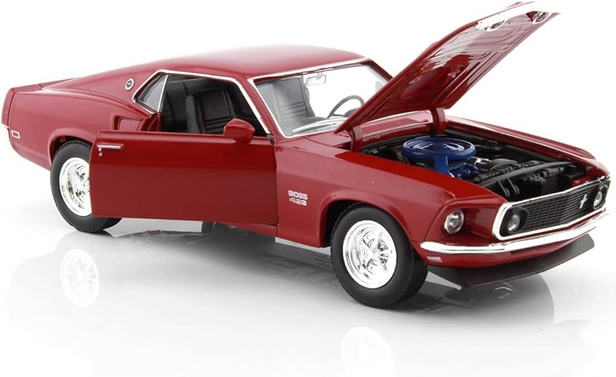 Welly 1:24 1969 Ford Mustang Boss 429, Cars - Amazon Canada