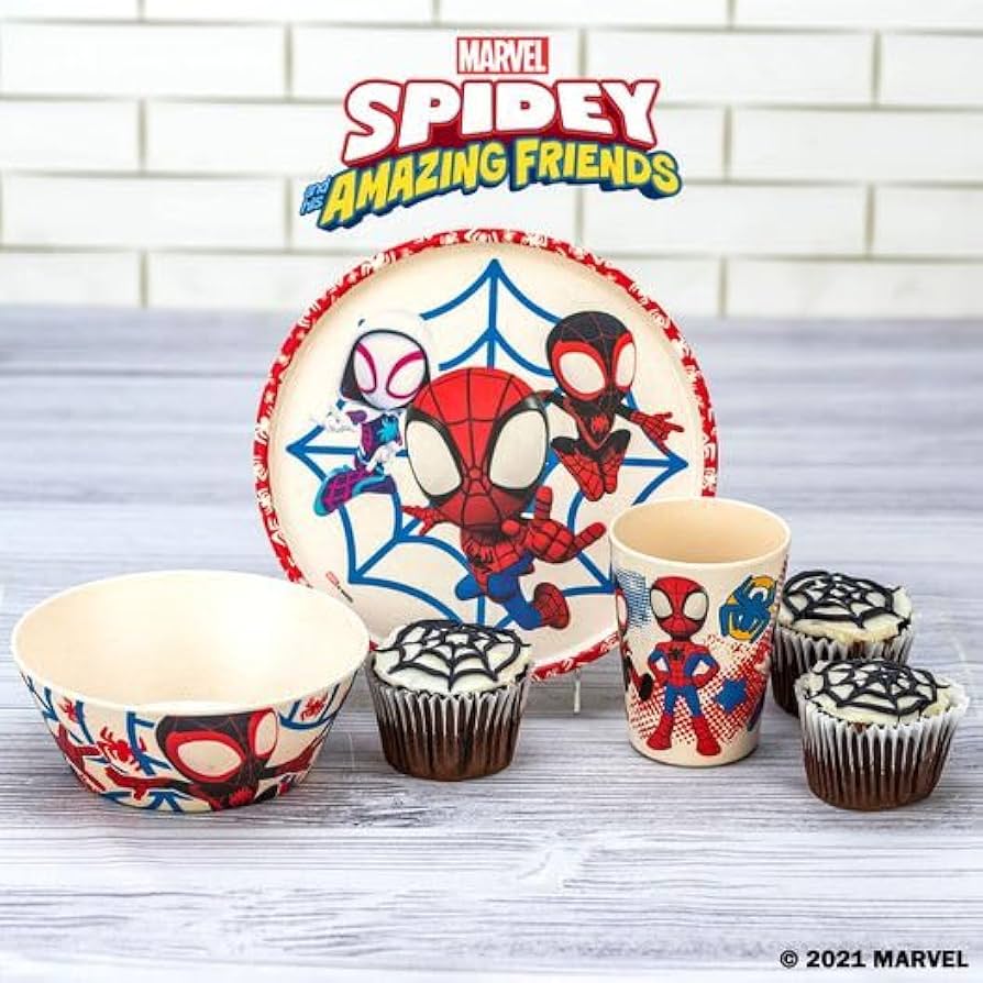 Amazon.com | Zak Designs Marvel Spider-Man Dinnerware Set for Kids