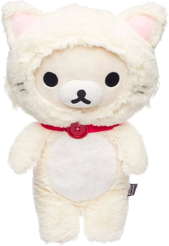 Amazon.co.jp: コリラックマ サンエックス オリジナル 白 ふわふわ猫