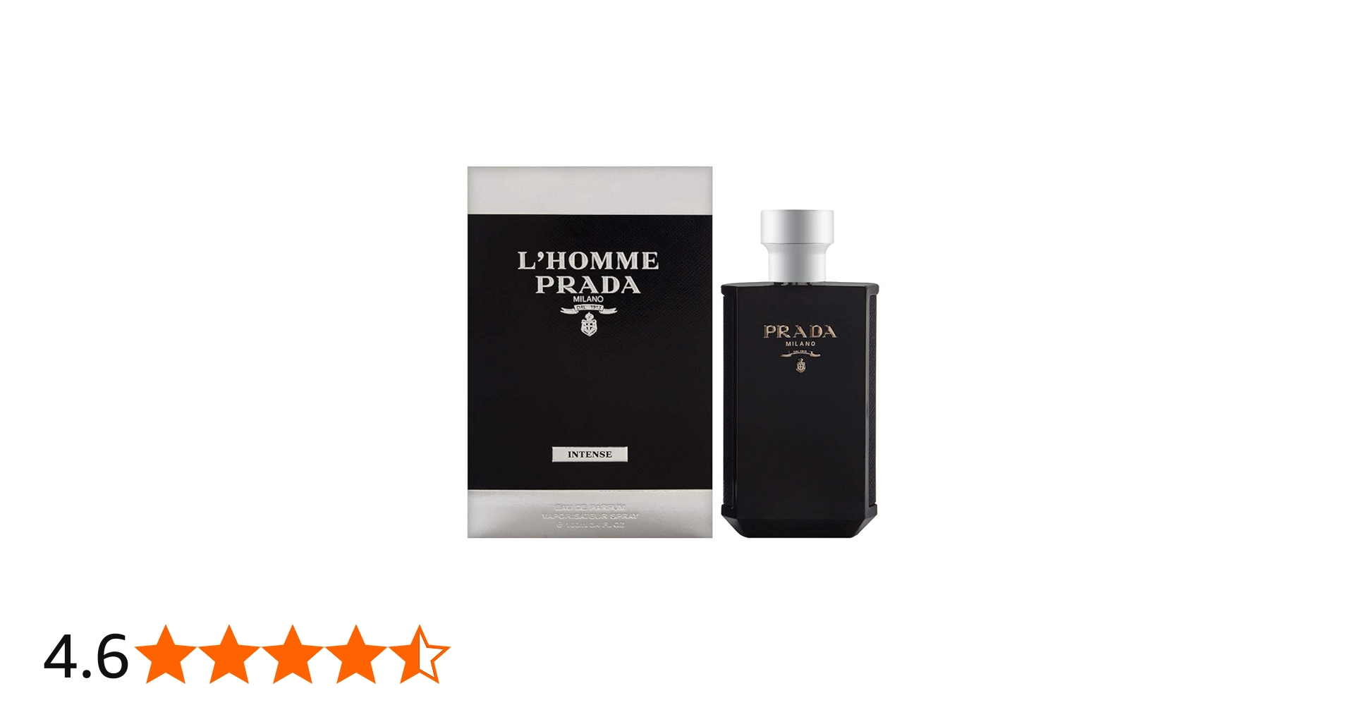 L'Homme Prada Intense For Men By Prada Eau De Parfum Spray 3.4 oz