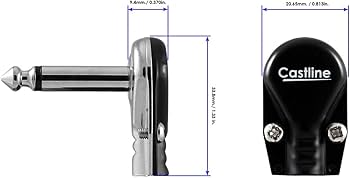 Amazon | Castline Silver Mogami 2319 ギターペダルボード エフェクト