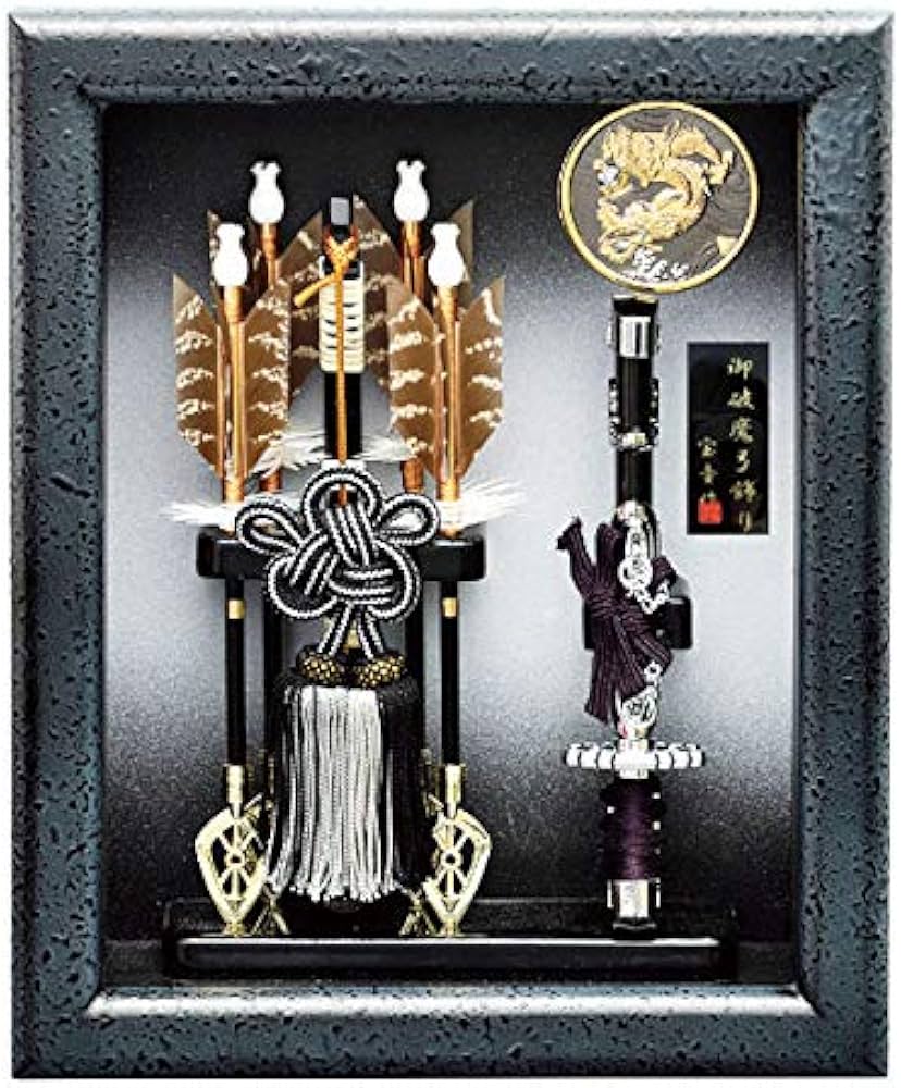 Amazon.co.jp: 破魔弓 壁掛け コンパクト ミニ 初正月 おしゃれ お祝い