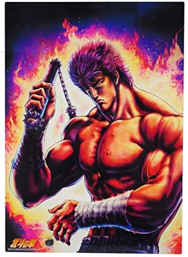 Amazon.co.jp : 北斗の拳 ステンドグラス風アクリルスタンド