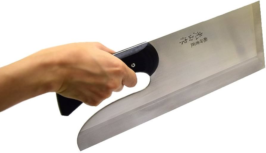 Amazon｜豊捻企販 鍛冶宗匠光山作 高級ステンレス鋼麺切庖丁330mm 軽量